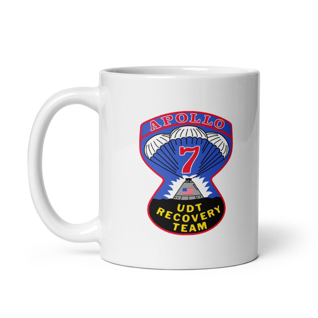 Udt Rescue Apollo Apollo 7 UDT Recovery Team White Glossy Mug - Etsy