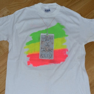 1989 THE WAiLERS BAND vintage concert tour reggae t-shirt MiNT Bob Marley Peter Tosh (M/L) Large 80&#39;s 1980&#39;s rare original tshirt tee GiFT