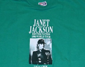 1990 ジャネット・ジャクソン ヴィンテージ オリジナル レア 80年代 90