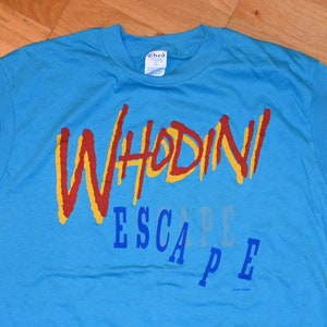 1985 WHODINI vintage 80&#39;s hip-hop rap concert tee Ultra Rare! 1980&#39;s Tour tshirt t-shirt (L/XL) X-Large 1980&#39;s Fresh Fest vtg Nyc GiFT