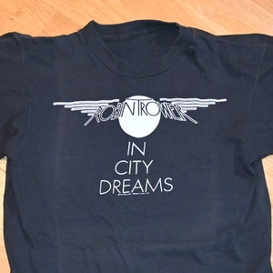 1977 ROBIN TROWER vintage Rare 70&#39;s concert tour zeldzame originele rock tee t-shirt (S/M) Medium jaren 1970 Procol Harum Band Tshirt Vtg Gift