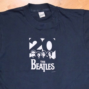 1984 THE BEATLES vintage original rock band tee t-shirt (S/M) Medium 70s 80s Concert tshirt John Lennon George Harrison Paul McCartney GIFT