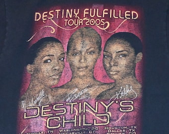 2000's DESTINY'S CHILD Vintage Rare 05 Tour Beyonce Kelly Rowland