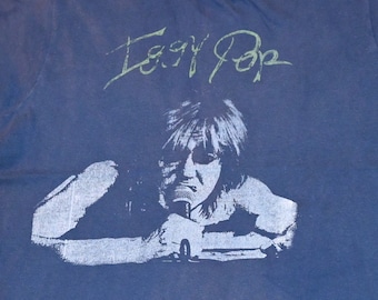 Iggy Pop Tour Shirt, Caesars World 1993 Vintage Rare T-shirt