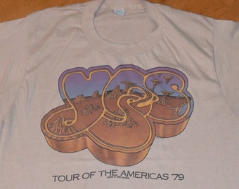 1979 YES Vintage Rare Concert 1970's TOUR Original Band Tee
