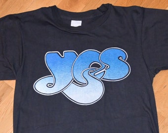New 1978 YES Vintage Rock Band Concert Tour T-shirt Size USA - Etsy