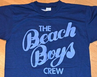 1978 The BEACH BOYS Vintage Seltene 70er Konzerttour original Rockband Crew T-Shirt (M / L) Medium 1970er Kalifornien Tshirt Geschenk