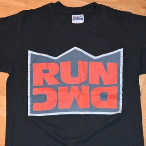 1991 RUN DMC vintage oringinal rare hip-hop concert tour 80&#39;s 90&#39;s rap tee t-shirt (M) Medium 1980&#39;s 1990&#39;s Def Jam tshirt Festival Gift