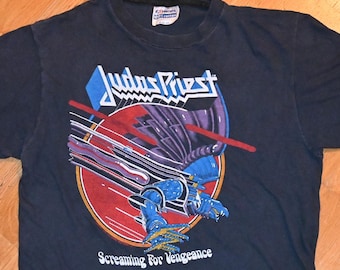 ★JUDAS Priest★1980TOUR Tshirt Vintage 1980 Judas Priest British Steel Album U.S. Tour Tee