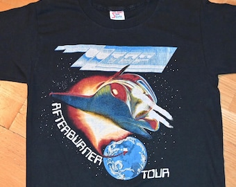1986 - ZZ Top - Afterburner Texas Tour - Original Vintage - Hand