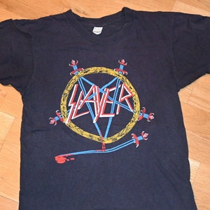 1985 SLAYER Vintage Rare Concert 85 Hell Awaits Tour Original