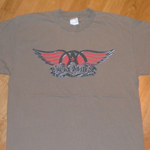 1998 AEROSMITH ビンテージ コンサート 1990年代 ツアー レア ロックンロール バンド ビンテージ Tシャツ (L) ラージ スティーブン タイラー ジョー ペリー 80年代 90年代 Tシャツ ギフト