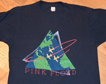 Vintage ROGER WATERS Pink Floyd Tシャツ Roger Waters The Wall T Shirt Live Tour 2010 sz L Trust Us