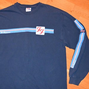 1990&#39;s FOO FIGHTERS vintage rare original concert 2000 Tour Dave Grohl grunge rock Long-Sleeve tee t-shirt (XL) X-Large Vtg 90&#39;s Y2K GiFT