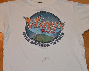 1970's WINGS / PAUL Mccartney Original Vintage 1976 America