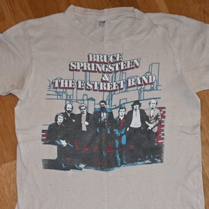 1980 BRUCE SPRINGSTEEN vintage original concert &#39;80 USA Tour rock band tee t-shirt (S/M) Medium Small Rare Tshirt 70&#39;s 80&#39;s GiFT New Jersey