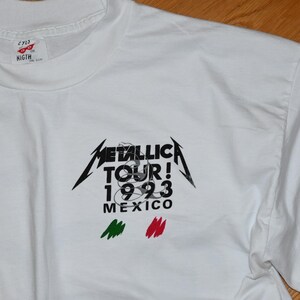 LLCA Tシャツ メタリカ 1993 90S Metallica 1993 T Shirt - Etsy