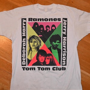 1990 ESCAPE FROM NY Tour - Ramones, Tom Tom Club, Blondie vintage concert rare punk-rock tee shirt (M/L) Large 80s 1980s vtg tshirt New York