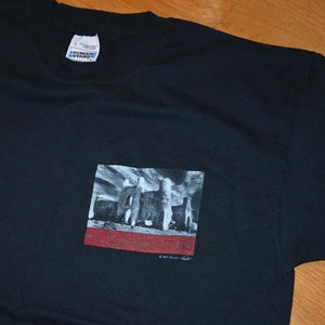 1980&#39;s U2 vintage RARE! original Unforgettable Fire Tour 80&#39;s concert tee rock band t-shirt (L) Large Bono Vtg GiFT Ireland Irish Tshirt