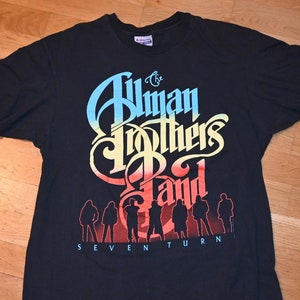 1980&#39;s The ALLMAN BROTHERS Band vintage concert 1990 Tour rare original rock band music tee t-shirt (L/XL) X-Large 80&#39;s Tshirt Vtg Bros GiFT