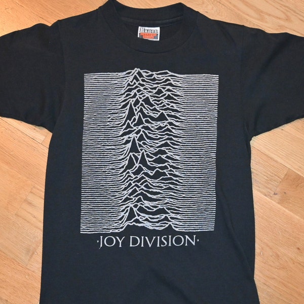 1980's JOY DIVISION vintage rare concert tour original 80's Rock new-wave tee t-shirt (S) Small 80's New Order band music tee tshirt GiFT