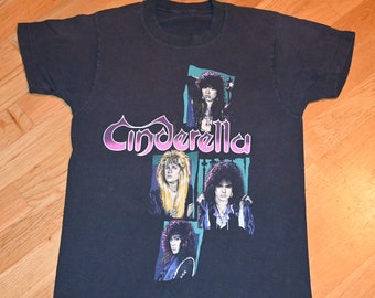 Cinderella Off shoulder top Shirt Tom Keifer Night Songs Rock XS-XL