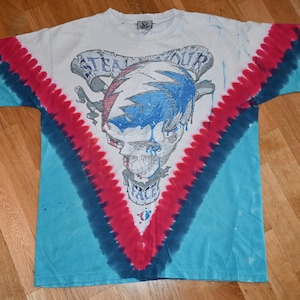 2003 The DEAD / GRATEFUL DEAD vintage tie-dye 2000&#39;s Usa Tour rock concert band tee t-shirt (L) Large Bob Weir 90&#39;s 1990&#39;s Y2K tshirt GiFT