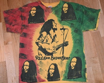 Vintage. 90s 1990 Mosquitohead Bob Marley Rasta Wailers Reggae