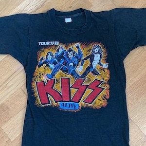 ヴィンテージ 70 年代 KISS Destroyer / Rock And Roll Over 1976