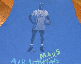 1990's Spike Lee /Michael JORDAN /Mars Blackmon /Nike Air vintage NBA basketball tee t-shirt (S) Small Do The Right Thing Chicago Bulls Vtg