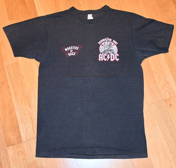 1981 AC/DC vintage concert Donington Uk Tour rare ori… - Gem