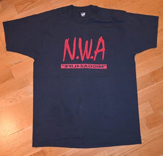 N.W.A 80s 90s NIGGAZ4LIFE Tシャツ Vintage 90s NWA “niggaz for Life 1991 Rap T-shirt / Hip Hop