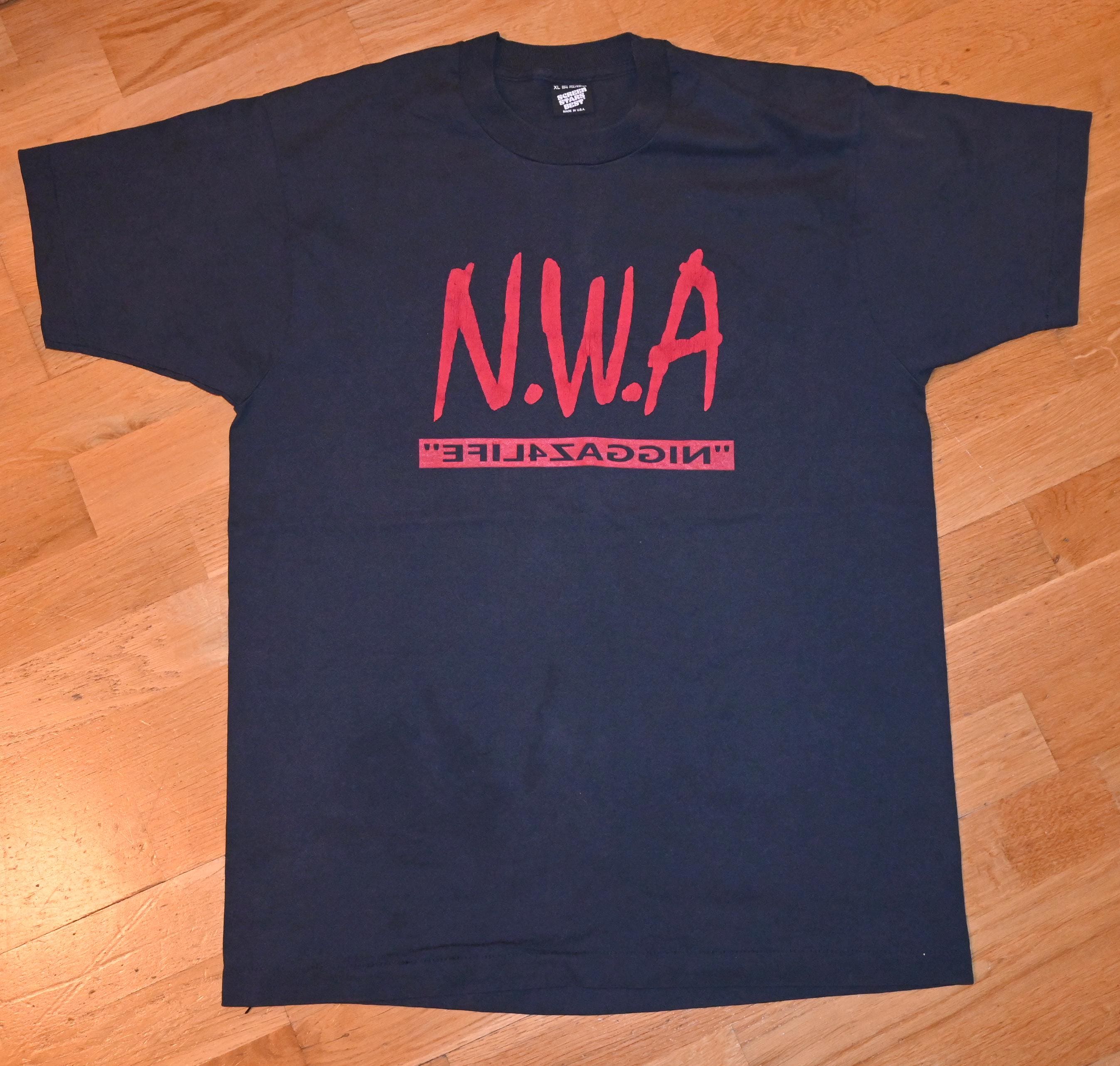 N.W.A シャツ ヒップホップ ラップ ロックT バンド ヴィンテージ レア 1991 N.W.A. Vintage Original Rare 80's 90's Hip-hop Gangsta Rap