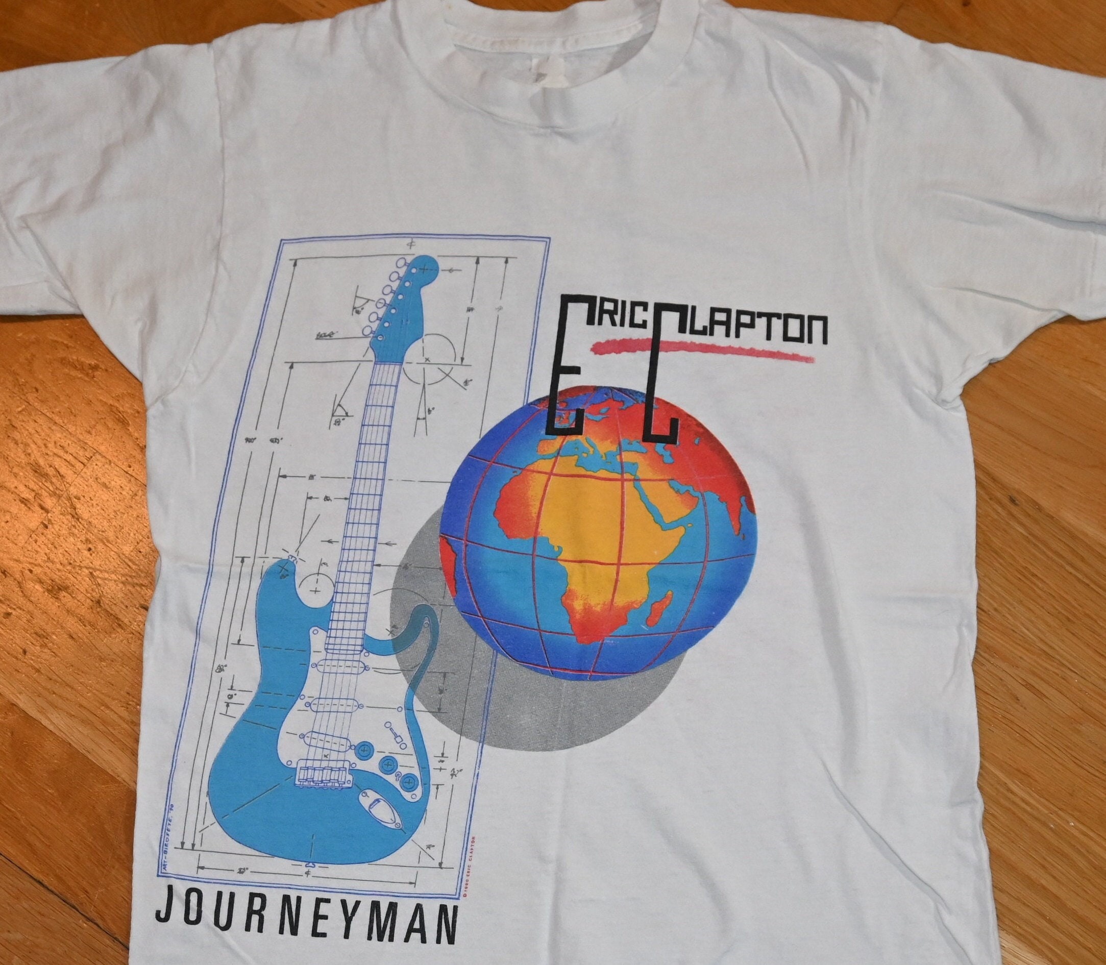 1990 Eric Clapton Shirt - Etsy