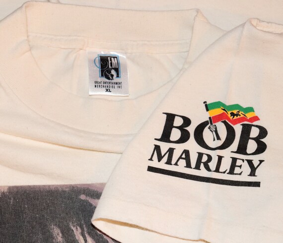 90's USA製 Bob Marley Tシャツ ビンテージ 大麻 1990's BOB MARLEY Vintage Rare Original Jamaica Reggae Rock Band T