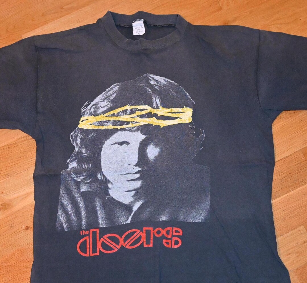 T-shirt The Doors Names - Jim Morrison - Vintage - Unisexe - Gildan Softstyle