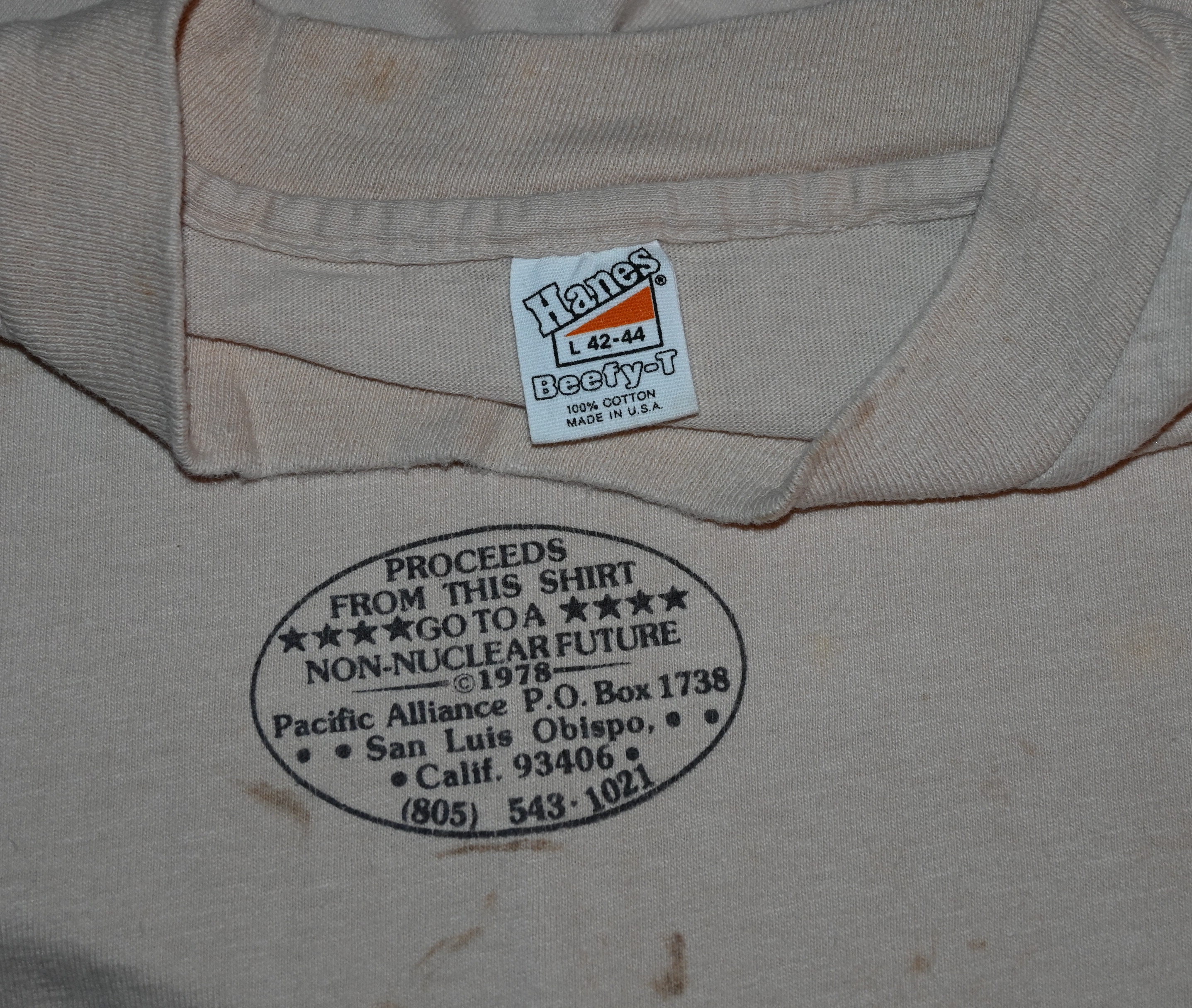 Jackson Browne Neil Young Nash GP シャツ 1986 GREENPEACE Music FEST Vintage Rare 80's Jackson Browne
