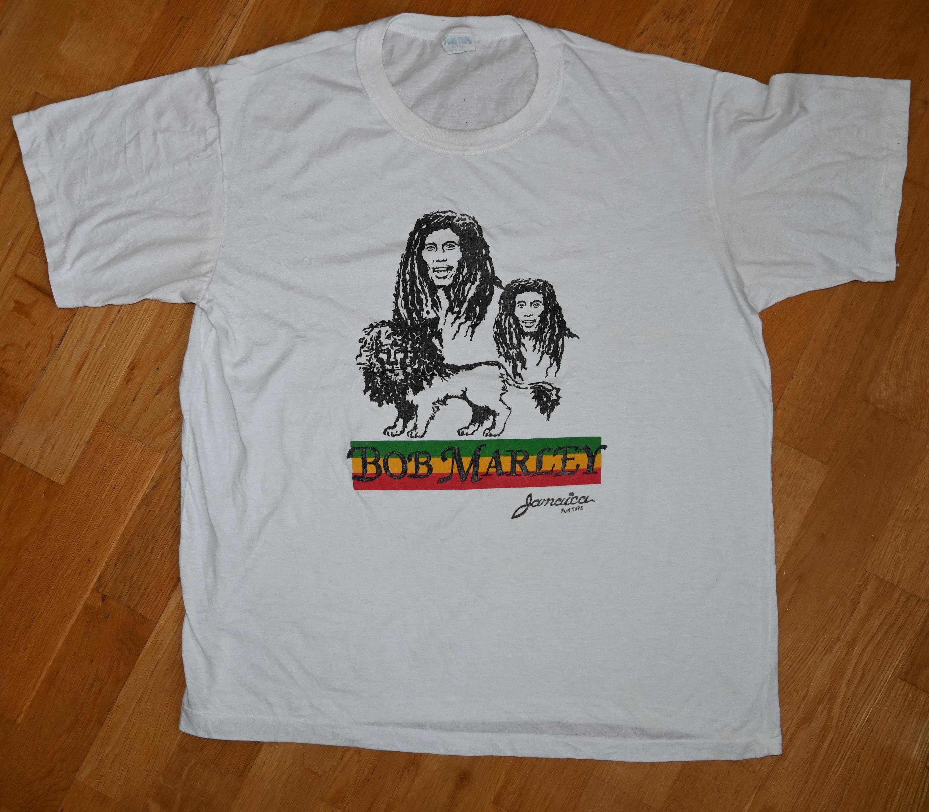 80年代 ヴィンテージTシャツ ボブマーリー Bob Marley オフ