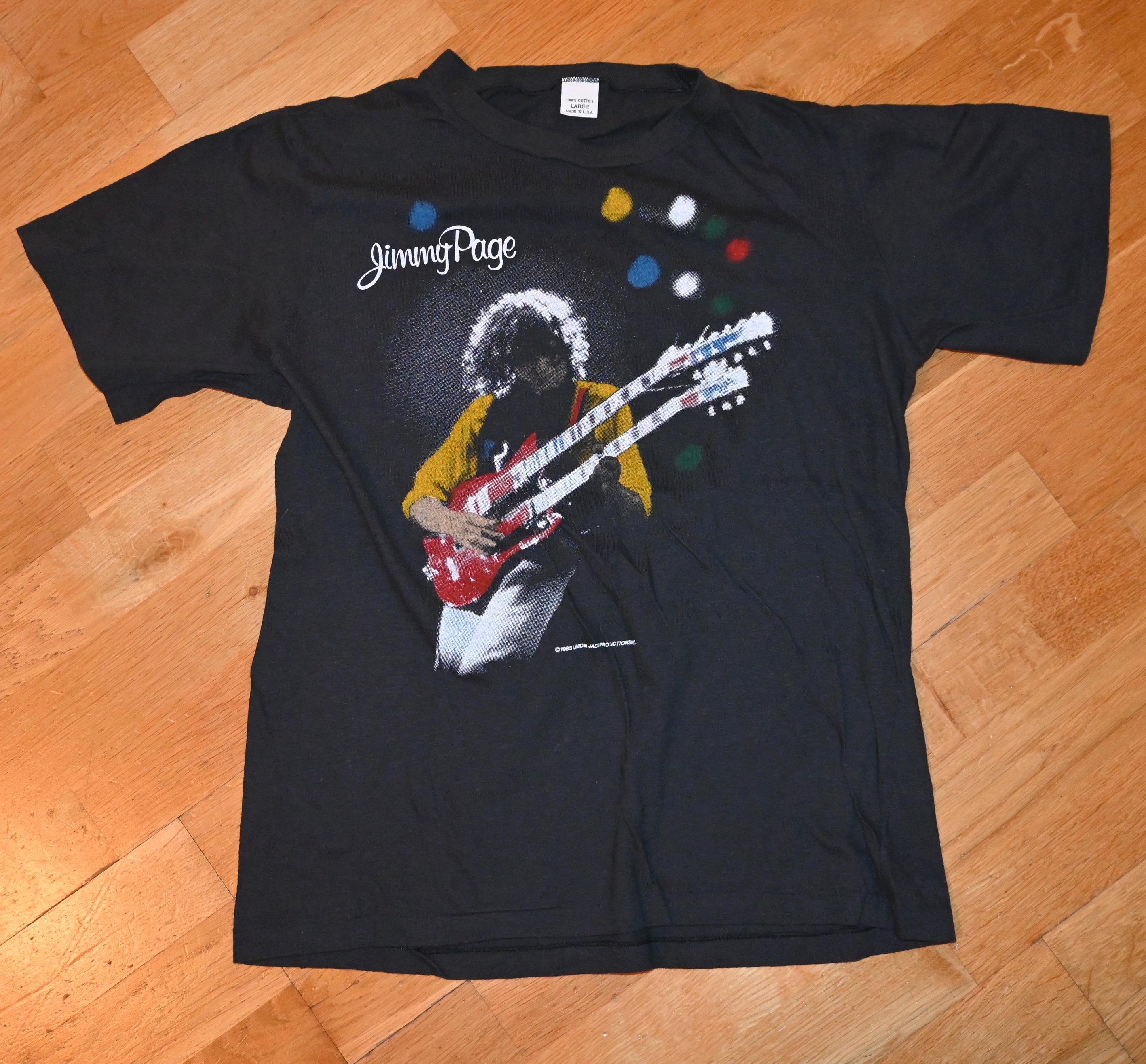 80s USA製 Jimmy Page The Firm Tour 1985 1980's JIMMY PAGE / the Firm Vintage Original Rare 1985 Concert