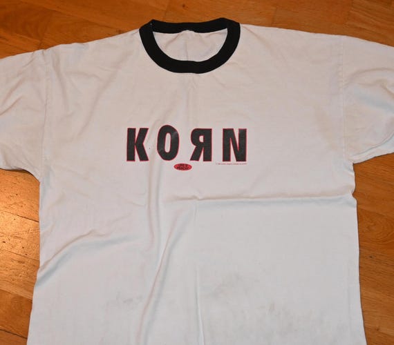 1996 KORN Vintage Original 1990's Concert Tour Metal Band Ringer