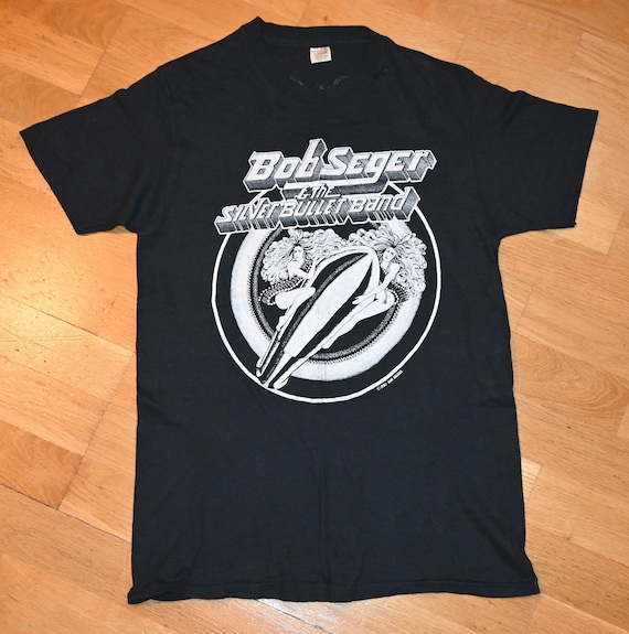 T-shirt Bob Seger & The Silver Bullet Band 1978 - Sport Gris - Coton - Unisexe Adulte