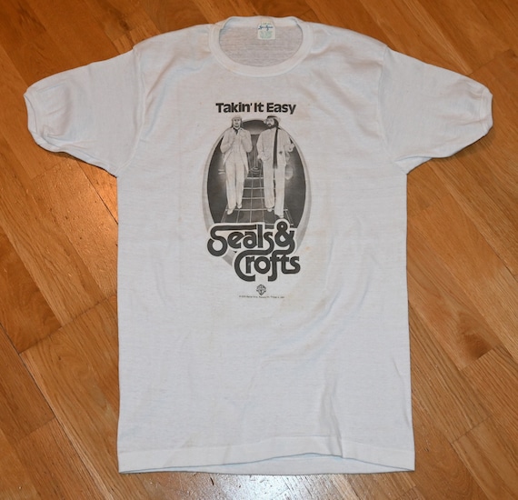 1978 SEALS & CROFTS Vintage Concert Tour Rare Yacht Rock T