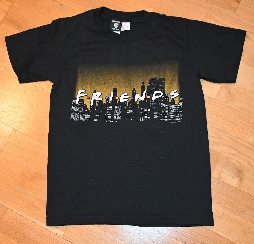 90s FRIENDS フレンズ　Official Tshirt USA製 90s USA製 FRIENDS フレンズ ヴィンテージTシャツ フェード感