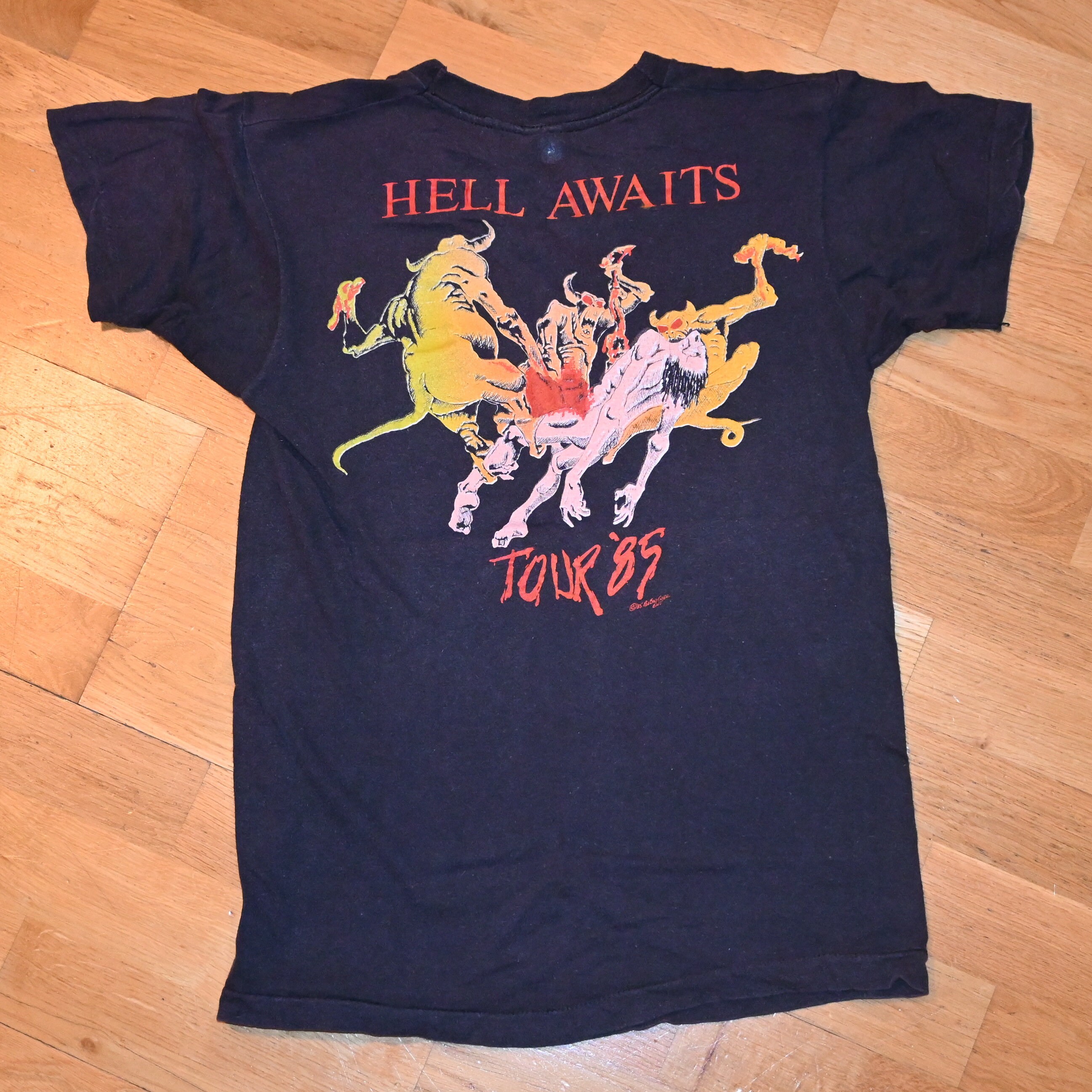 1985 SLAYER Vintage Rare Concert 85 Hell Awaits Tour