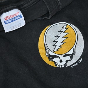 1996 The GRATEFUL DEAD vintage rare 1990&#39;s concert Usa Tour rock band tee t-shirt Jerry Garcia (S) Small SYF 80&#39;s 90&#39;s tshirt GiFT