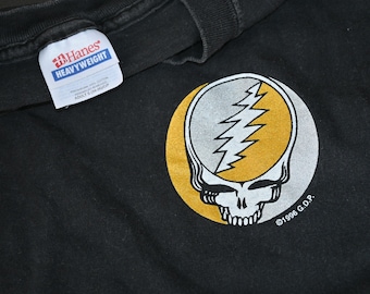 1996 The GRATEFUL DEAD vintage raro concierto de 1990 Usa Tour rock banda de rock camiseta camiseta Jerry Garcia (S) Small SYF 80's 90's tshirt GiFT