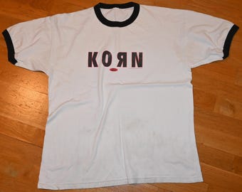 1996 KORN Vintage Original 1990's Concert Tour Metal Band Ringer
