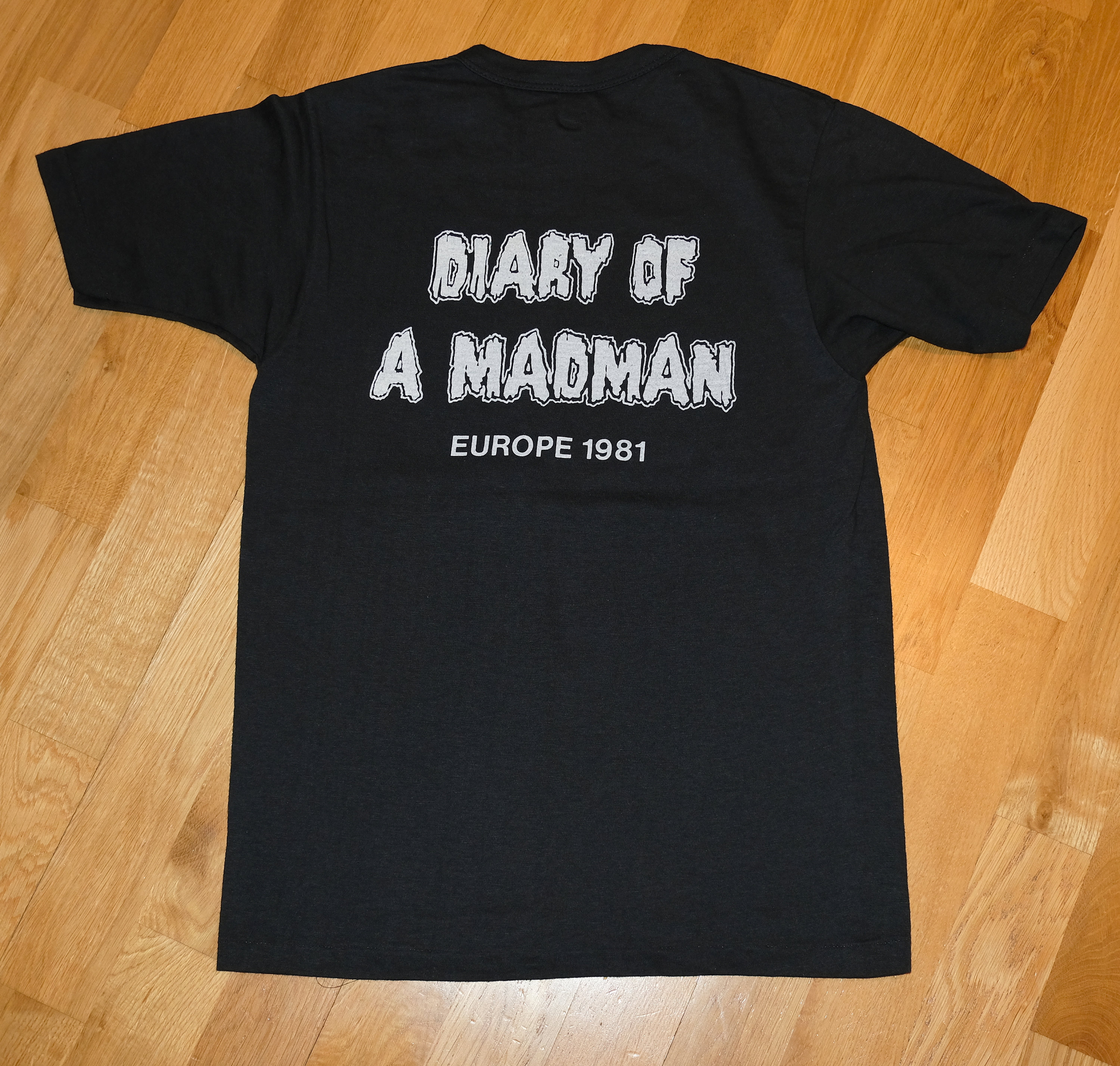 1981 OZZY OSBOURNE Vintage Europe 81 Original Rock Concert Tee UK