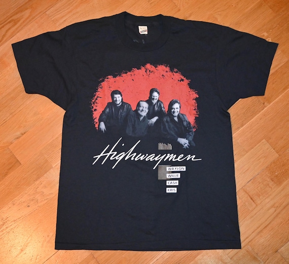 1990 the HIGHWAYMEN Vintage Original Rare 80's Concert Tour Johnny