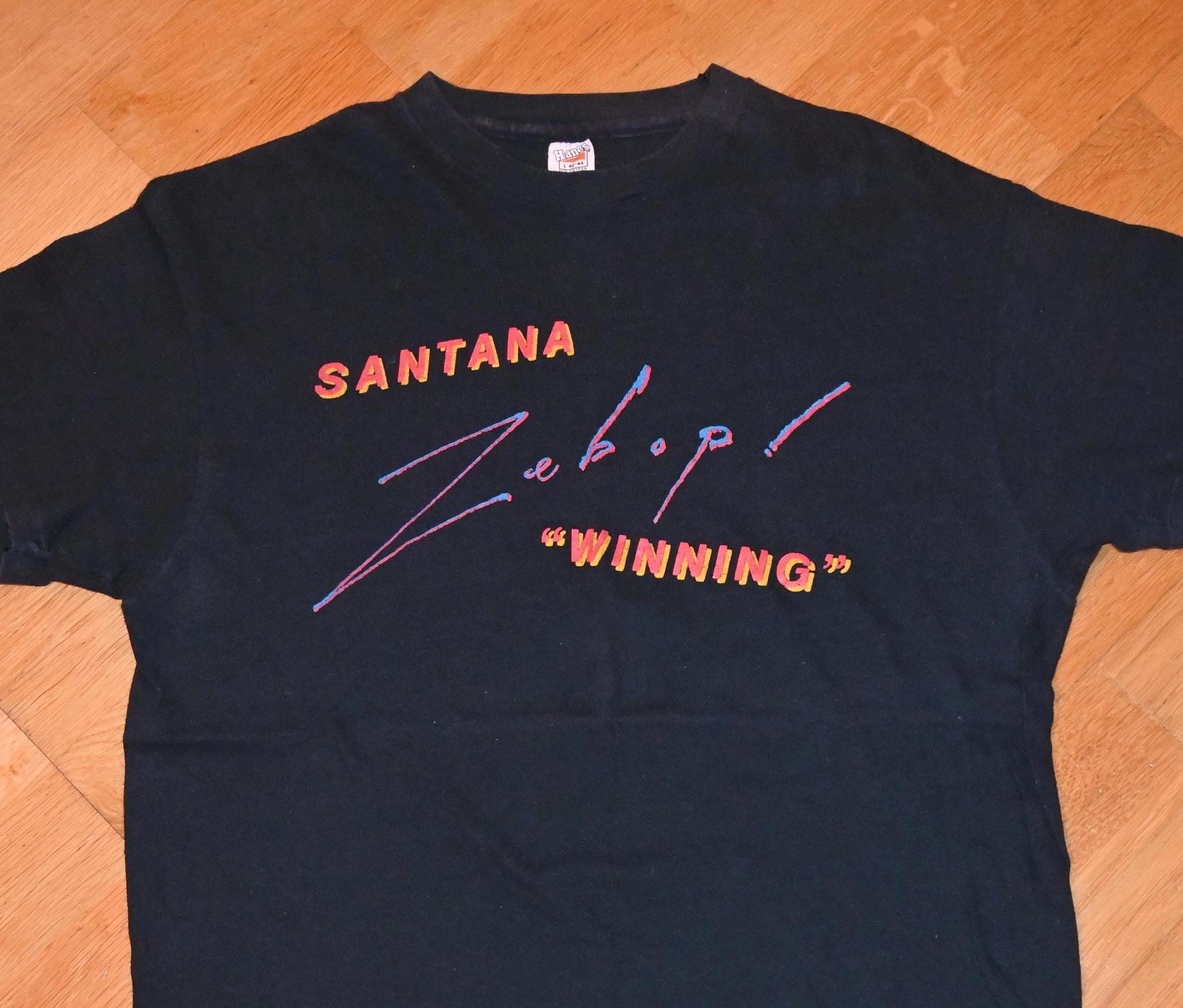 70s Santana T Shirt - Etsy